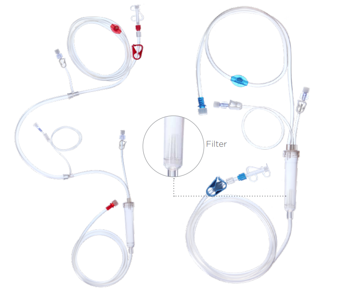 Haem-O-Line dialysis lines
