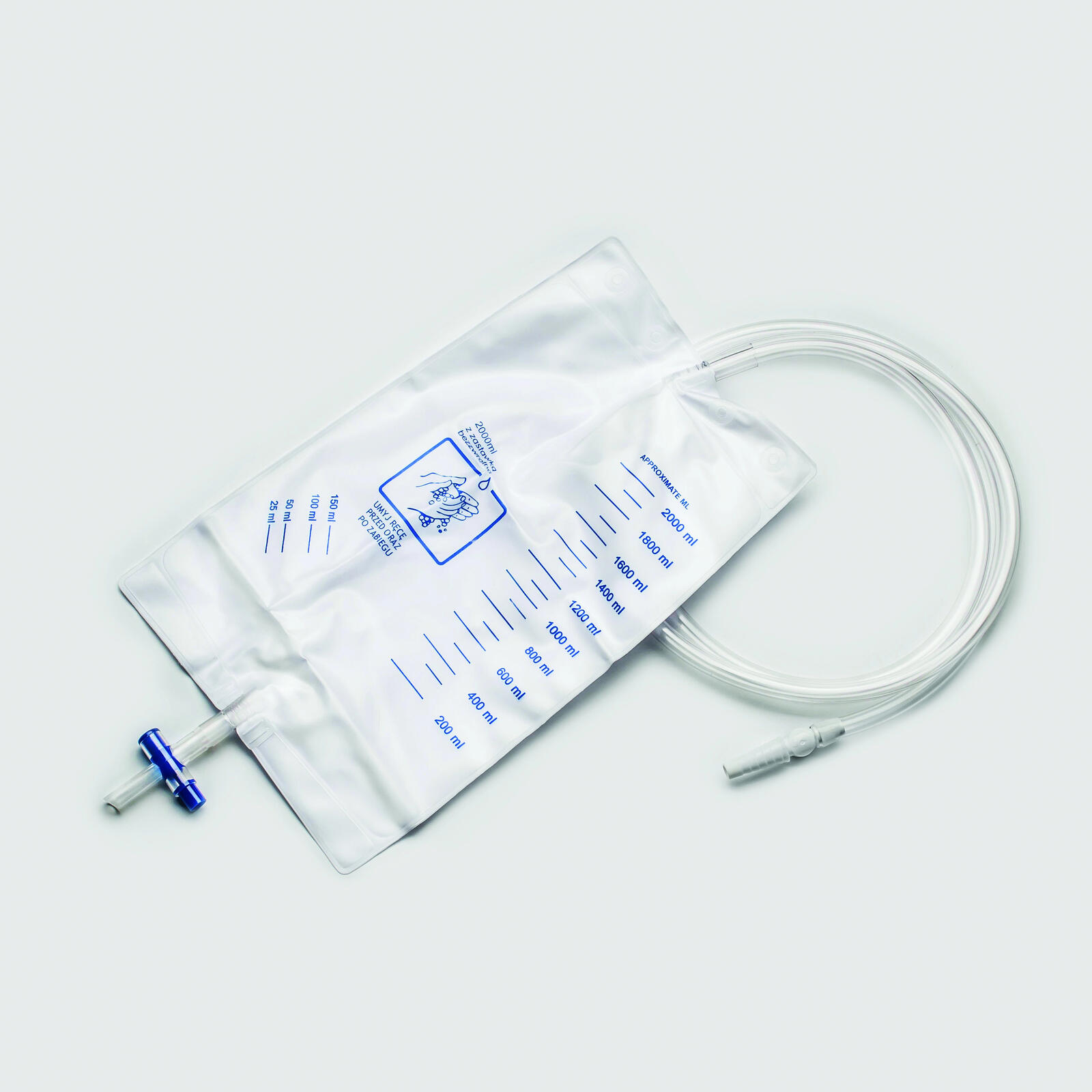 Urine Collection Bag With T-Type Bottom Outlet And Sampling Port