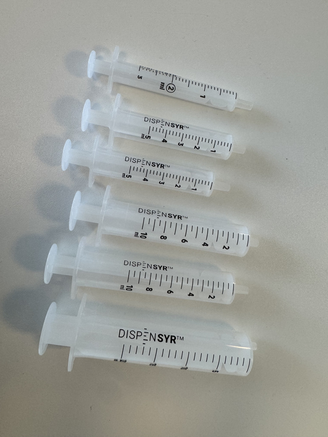 DispenSyr™ Tweedelige injectiespuiten (Luer Slip)